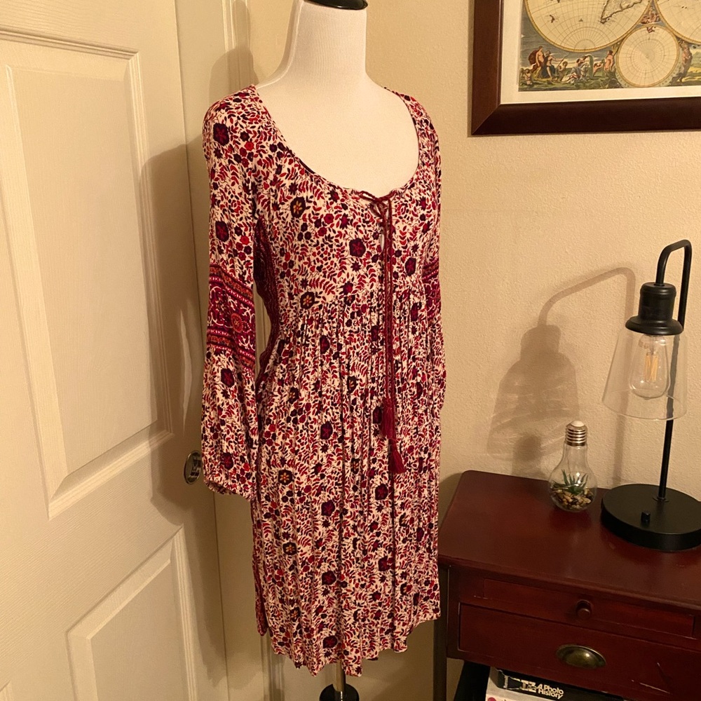 Boho American Eagle dress, size small